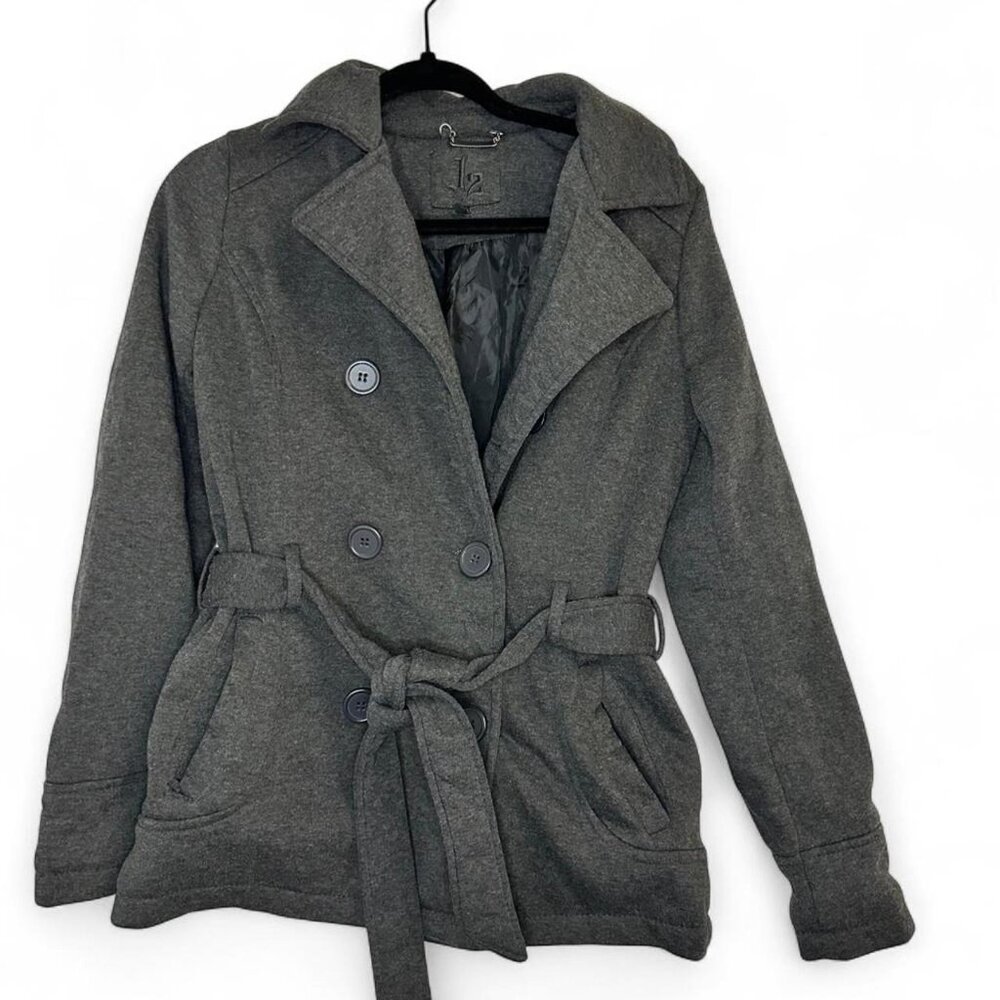 J2 JouJou Grey Peacoat Size M